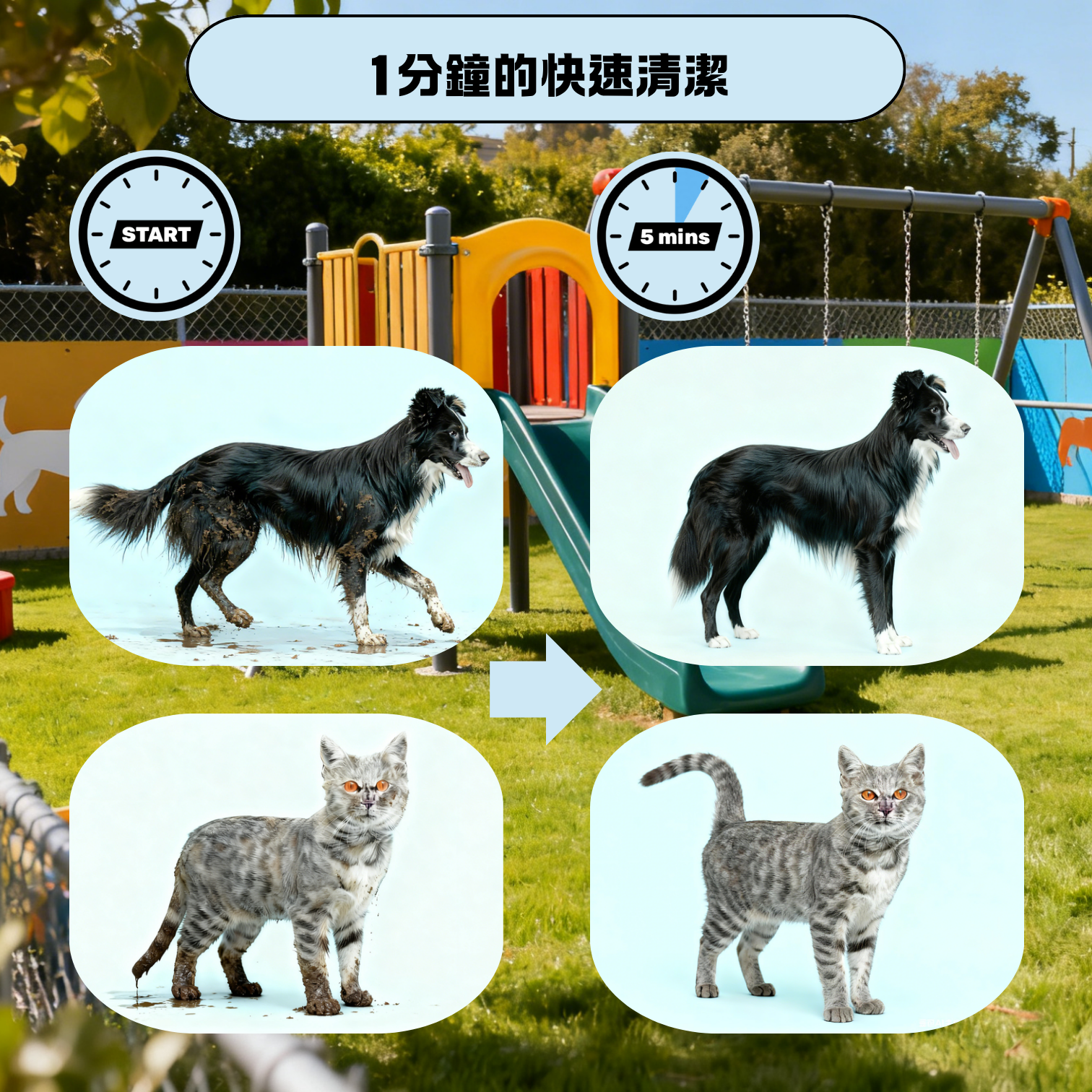 Paws on Earth 寵物潔身手套濕巾