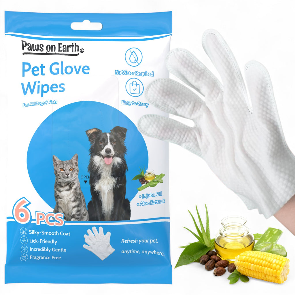 Paws on Earth 寵物潔身手套濕巾
